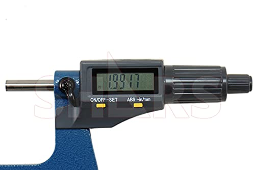 Shars 2-3"/50-75mm Solid Metal Frame Electronic Outside Micrometer 303-2465 P