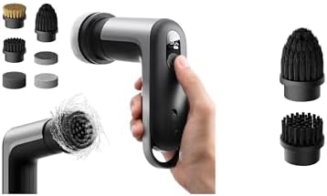 HOTO Grip™ Cordless Electric Spin Scrubber + 2 Pcs Replacement Brush Heads
