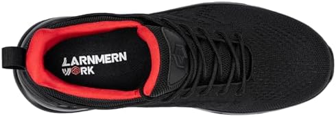 LARNMERN Men Chef Shoes Non Slip Work Waterproof Slip-on