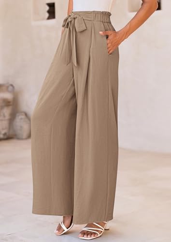 PRETTYGARDEN Women's Palazzo Wide Leg Work Dress Pants