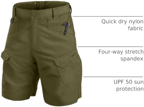 Mens Work Shorts Cargo Tactical Outdoor Wear Resistant Hiking Tool Shorts