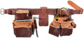 Occidental Leather Pro Framer Tool Belt Set with Double Outer Bag - Large - 22 Pockets & Tool Holders - Premium Top-Grain Leather - Made in USA