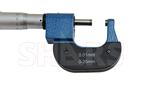Shars 0-25mm Digit Outside Micrometer 303-2402 New !)