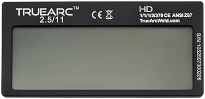 HD Auto-Darkening Welding Lens – High Definition True Color Filter – Fits 2" x 4-1/4" Welding Hoods – Shade 11