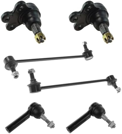 TRQ Front Steering & Suspension Kit Ball Joint Sway Bar Stabilizer Link Tie