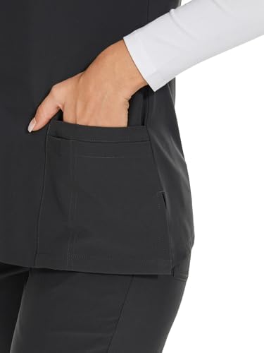 COZYFIT Scrubs for Women Set - Stretch V-Neck & Jogger Pant with 9 Pockets