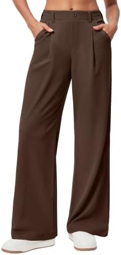 Ewedoos Wide Leg Dress Work Pants for Women Business Casual Office Outfits