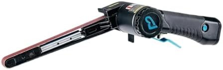 Fits Baxter 1/2 in x 18 in Professional Air Belt Sander – Pneumatic Finger Belt Sander Metal, Auto Body & Welding – 16,000 RPM Variable Speed File Sander with 360° Rotating Arm, Narrow Detail Sanding