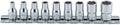 Ko-ken RS2400W/9-BA 1/4 Sq. Dr. Socket Set 8BA-0BA 6 Point 9 Pieces