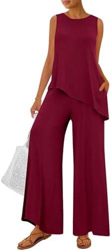 PRETTYGARDEN Women's Summer 2 Piece Matching Lounge Sets