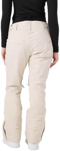 Roxy Women's Nadia Ski Pant – 10K Waterproof, Insulated, PFAS-Free, Adjustable Waist & Snow Gaiters