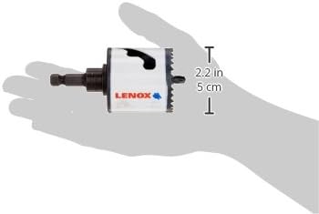 Lenox Tools - 1772780 Bi-Metal Speed Slot Arbored Hole Saw with T3 Technology, 2-1/16"