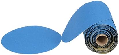3M Stikit Blue Abrasive Disc Roll, 321U, 36202, 6 in, 80+ Grade, No Hole