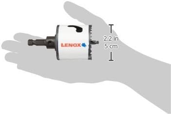 LENOX Tools Hole Saw, Bi-Metal, Speed Slot, Arbored, 2-1/8-Inch (1772951)