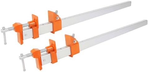 Jorgensen 24-Inch Aluminum Bar Clamps, 1000 lbs Clamping Force, 2-Pack