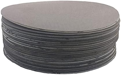 11 inch Sanding Discs Hook and Loop Round Sand Paper Disc, White Aluminum Oxide No Hole Hook and Loop Sanding Discs, 800 Grit Sandpaper Auto Body Sandpapers for Wood, Paint, Metal & Plastic, 25 Pack