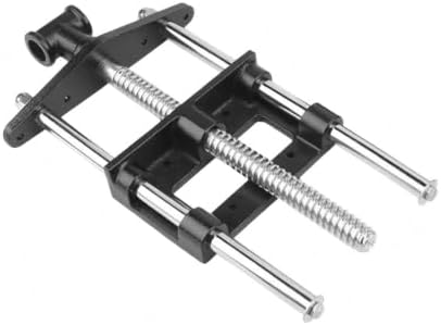 Workbench Clamping Device Carpentry Vise Bench Vise Clamp Steel Guide Rod With Threaded Screw Manual Tightening Handle Mounting Plate Suitable for, Professional 7 Inch Woodworking Bench Vise