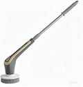 Electric Spin Scrubber, Full-Body Spray Cleaning Solution Waterproof Bathroom Electric Scrubber with LCD Display, Cordless Cleaning Brush Scrubber for Bathroom and Kitchen Cleaning