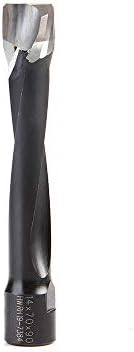 Amana Tool 316036 Carbide Tipped 2 Flute Right Hand Rotation Slot Router Bit Drill Bits 14mm Dia x 70mm x 90mm Compatible with Festool Domino Joiner Machine