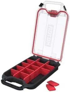 Keter Stack N' Roll 2 Pack Half Organizer Storage Box