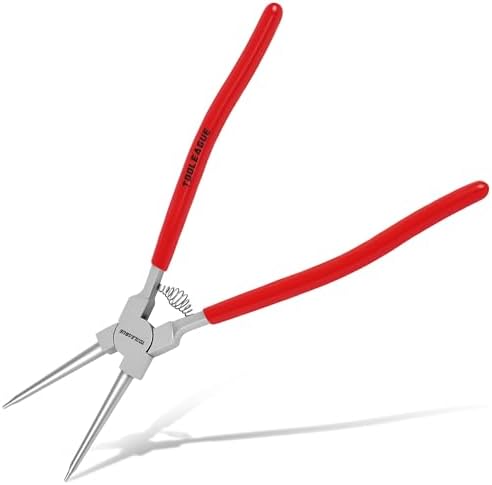 TOOLEAGUE 13" Large Snap Ring Pliers, Straight Internal Circlip Pliers,1 Pc