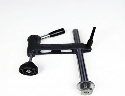 Panel Saw Hold-Down Clamp, Iron Horizontal Workholding Device for Woodworking, Secures Large Sheets for Straight Cuts, Black Finish (1 PC)