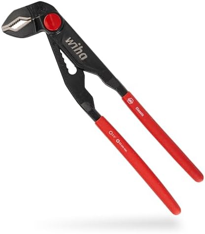 Wiha Z22030001 Pipe Wrench Basic with Button Adjustment 300 mm