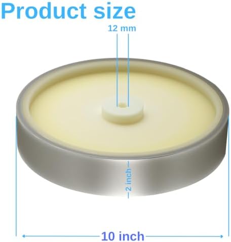 10 inch CBN Grinding Wheel 80 Grit, 2" Wide x 12mm Bore, for Tormek T-8 Sharpening System、 High-Speed Steel Tool 1 pcs (80 Grit)
