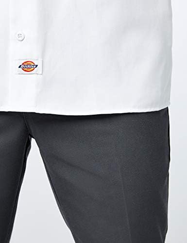 Dickies Men’s Short Sleeve Work Shirt – Durable Twill Button Down Shirts for Men, Lightweight Uniform for Daily Wear