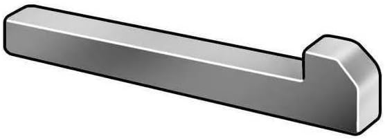 Tapered Gib Head Machine Key, Tapered Gib End, Steel, Plain, 5 in L, 5/8 in Sq, Mfr: WWG-0625-5000GB-A