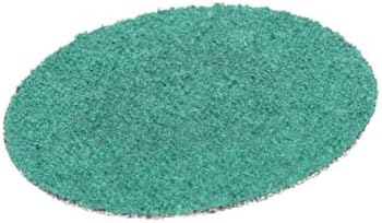 3M Green Corps Roloc Disc 36536, 80+ Grit, 3 in, Pack of 25 Heavy Duty, Quick Change Discs for Grinding, Coating Removal, Fast Cutting