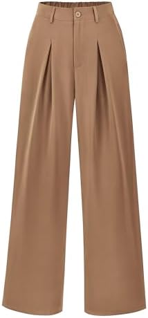 BTFBM Fall High Waisted Business Casual Palazzo Pants for Women Dressy 2026