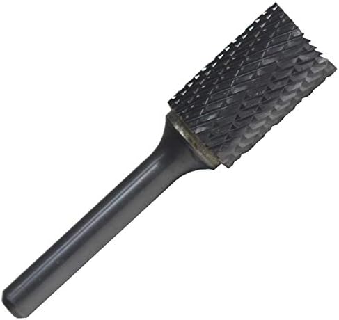 Drill America SB-16 Carbide Burr/Rotary File Cylindrical End-Cut Double Cut for Die Grinder 3/4" Dia. x 3/4" Cut Length with 1/4" Shank and 2-1/2" Overall Length, DUL Series