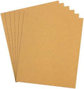 6 Pcs 100 Grit Sandpaper 9 x 11 Inch Sand Paper Alumina Gold