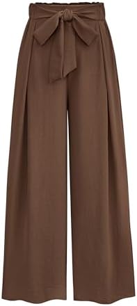 PRETTYGARDEN Women's Palazzo Wide Leg Work Dress Pants