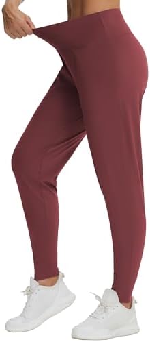 THE GYM PEOPLE Women's Workout Joggers Pants Lightweight Lounge Leggings
