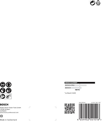 Bosch Professional 5x Expert C470 Sandpaper (Ø 150 mm, Grit 40, Accessories Orbital Sander)