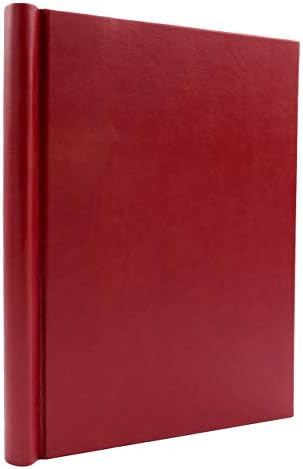 Faux Leather Springback Thesis Binder - Red, 1" Spine, by Bindertek