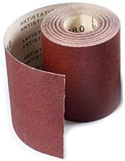 Sungold Abrasives 66823 Hook and Loop F-Heavy Weight Paper 100 Grit Rolls for Drum Sanding Machines, 3" X 50'