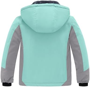 wantdo Girls Winter Ski Coat Fleece Snowboarding Jacket Waterproof 10000mm