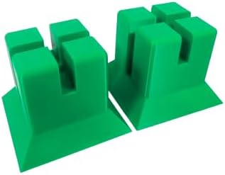 Woodworking Parallel Clamp Stands Set of 4 Workbench Helper (Green)