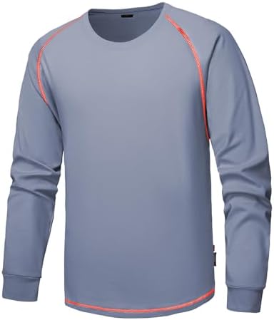 FR Shirts for Men, 6oz Hi Vis Flame Resistant Welding Shirt
