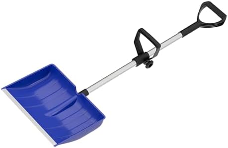 Anti Slip Grip Snow Shovel with Secure Handle for Safe Operate in Cold Winter Conditions Prevents Rust and Erosion Heavy Shovel