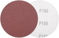 HARFINGTON 5 Pcs 5 Inch Sanding Discs 180 Grit Red Aluminum Oxide