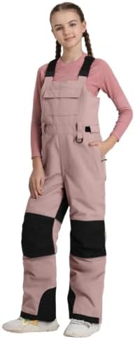 GSOU SNOW Kids Snow Bibs Boys Girls Ski Snowboard Pants (3-16Years)