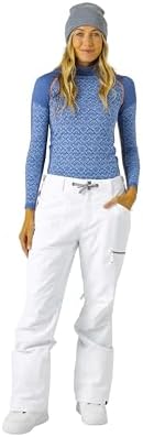 Roxy Women's Nadia Ski Pant – 10K Waterproof, Insulated, PFAS-Free, Adjustable Waist & Snow Gaiters