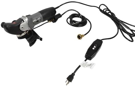 Hardin VS5-5" Variable Speed Wet Polisher – 800W 120V, 1000–4500 RPM, Water Feed System with Brass Valve, GFCI Cord, for Granite, Marble, Stone, and Concrete Surface Finishing