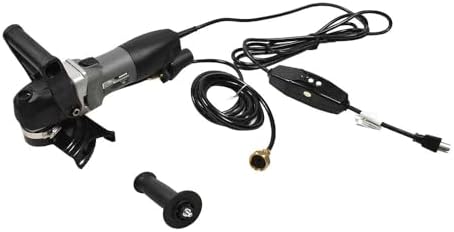 Hardin VSP5 - 5" Variable Speed Wet Polisher – 800W 120V, 1000–4500 RPM, Water Feed System with Brass Valve, GFCI Cord, for Granite, Marble, Stone, and Concrete Surface Finishing