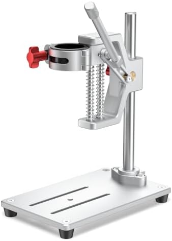 Mini Rotary Tool Workstation Stand, Rotary Tool Drill Press & Tool Holder - 1.5 Inch Depth & 360° Rotation - Ideal for Drilling Perpendicular, Bottle neck cutting, small processing and DIY