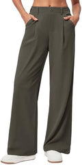 Ewedoos Wide Leg Dress Work Pants for Women Business Casual Office Outfits